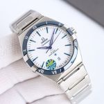 Omega 5th Constellation 41MM 8900 Movement Stainless Steel Men Mechanical Fake Watch